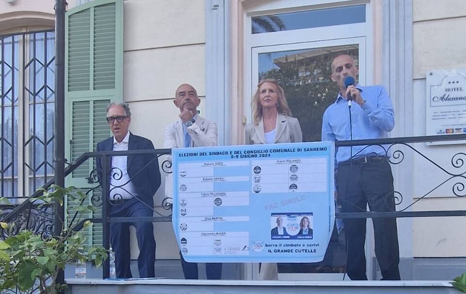 Sanremo, oltre 300 persone per l’appuntamento elettorale di Alessandro Il Grande e Adriana Cutellè