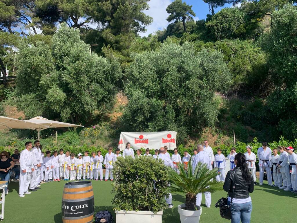 Giornata di allenamenti a Bussana per gli allievi del Fudoshin Karate Liguria