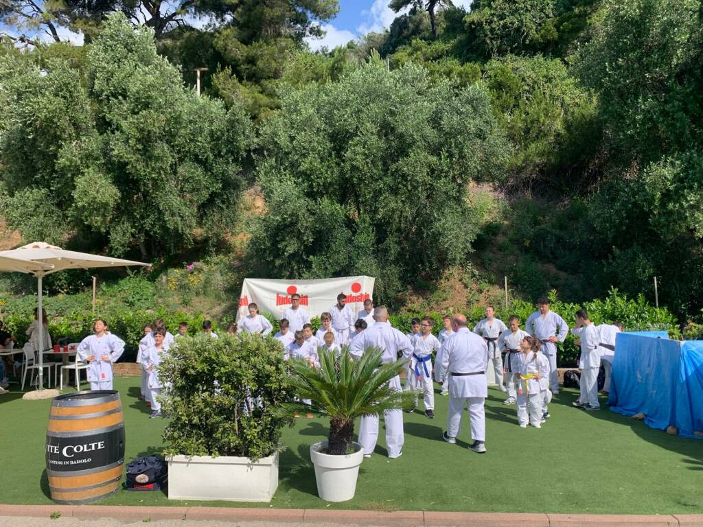 Giornata di allenamenti a Bussana per gli allievi del Fudoshin Karate Liguria