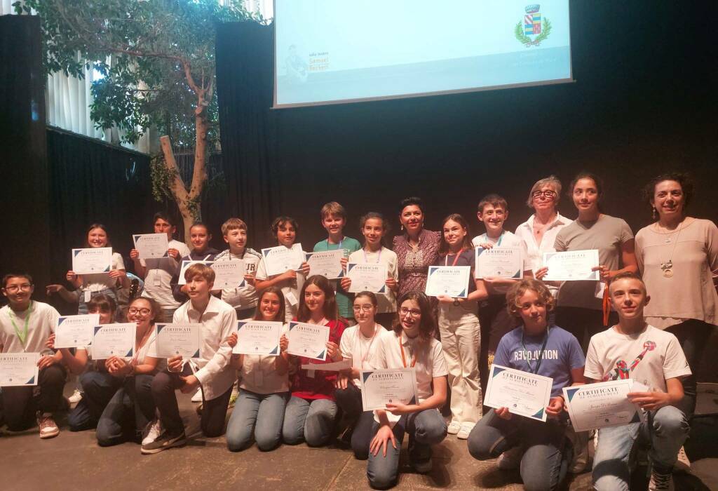 Consegnate le certificazioni di inglese e di robotica ai ragazzi dell’Istituto Comprensivo di  Riva Ligure e San Lorenzo al Mare