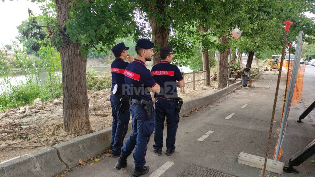 Sopralluogo carabinieri forestali