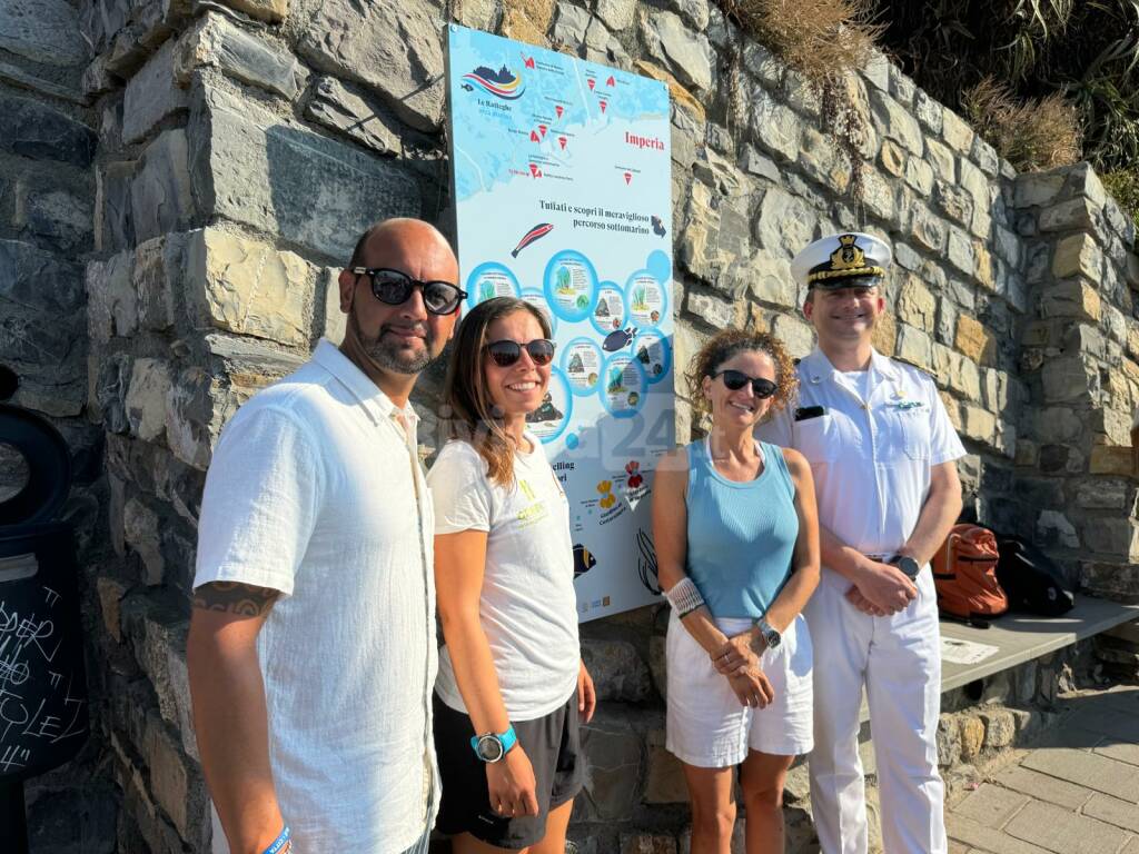 inaugurazione percorso sottomarino ratteghe imperia