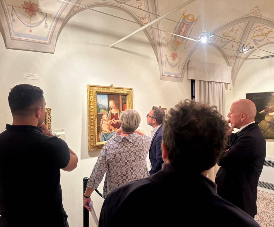 Sanremo, il presidente facente funzioni Piana e l’assessore Donzella in visita al museo di Villa Luca