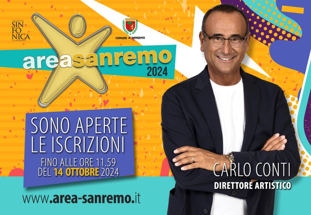 Area Sanremo, aperte le iscrizioni per l’edizione 2024