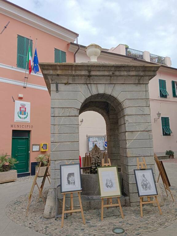 Civezza, estemporanea per le vie del borgo, fra arte e solidarietà