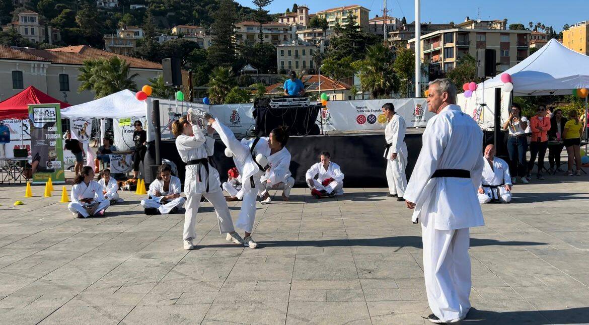 Imperia, alla “Festa dello sport” presente anche l’associazione “Fudoshin karate Liguria”