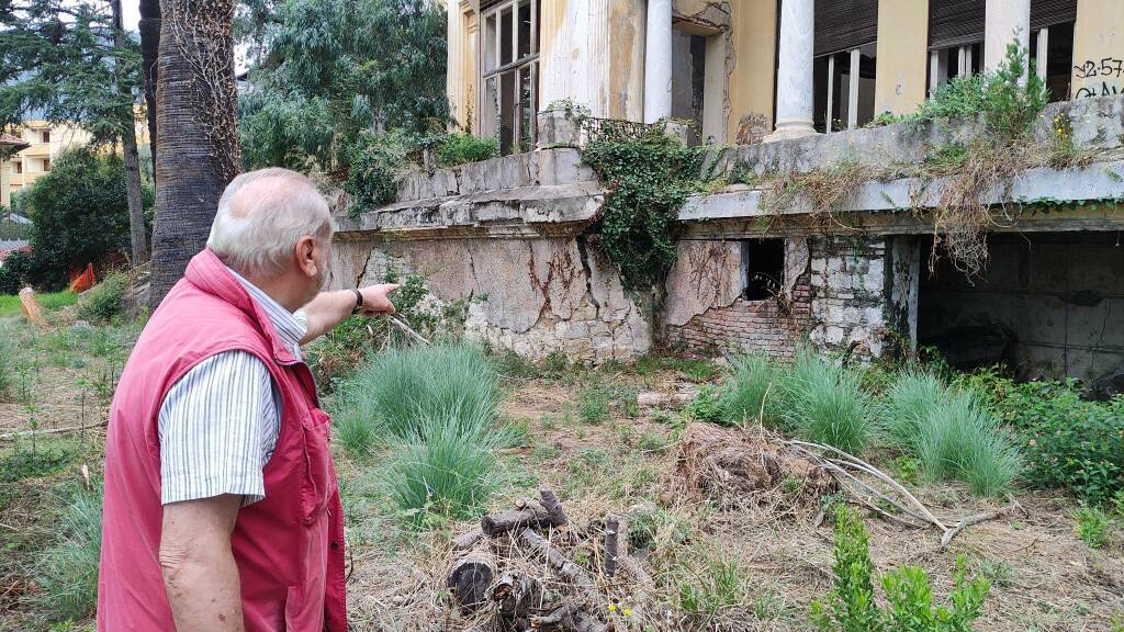 Sopralluogo del sindaco Cimiotti a Villa Sultana