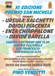 XI premio san Michele locandina